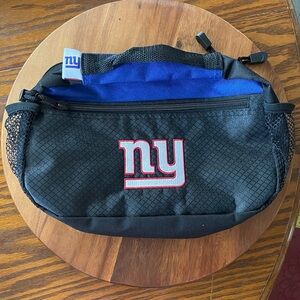 Little Earth Productions - NY Giants Toiletries Travel Bag - Black/Blue Nylon